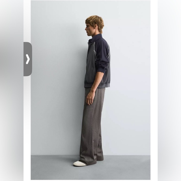 Zara Men’s Color Block Contrast Jacket - Picture 4 of 12